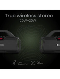 Portronics Chime 20W Tws Wireless Bluetooth Speaker With Wired Karaoke Mic With Inbuit Fm (Green) 12 Portronics Chime 20W Tws Wireless Bluetooth Speaker With Wired Karaoke Mic With Inbuit Fm (Green) -Gemischtwarenladen Für Damenmode ca5fea4POR 1312 5