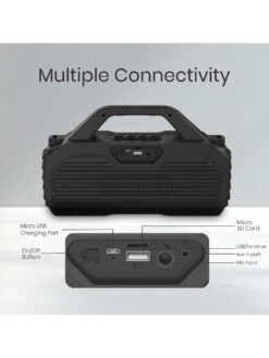 Portronics Chime 20W Tws Wireless Bluetooth Speaker With Wired Karaoke Mic With Inbuit Fm (Green) 13 Portronics Chime 20W Tws Wireless Bluetooth Speaker With Wired Karaoke Mic With Inbuit Fm (Green) -Gemischtwarenladen Für Damenmode ca5fea4POR 1312 6