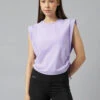 Fitkin Women Lavender Sleeveless Boxy Top 1 Fitkin Women Lavender Sleeveless Boxy Top -Gemischtwarenladen Für Damenmode cba0dfaT318 1