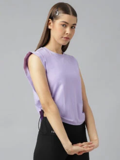 Fitkin Women Lavender Sleeveless Boxy Top -Gemischtwarenladen Für Damenmode cba0dfaT318 3