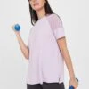 Styli Shoulder Mesh Panel Insert Oversized Yoga Active Top -Gemischtwarenladen Für Damenmode cda3a47STY7003074216 1