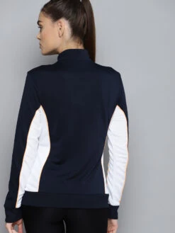 Alcis Women Navy Blue White Colourblocked Sporty Jacket 11 Alcis Women Navy Blue White Colourblocked Sporty Jacket -Gemischtwarenladen Für Damenmode ce12803WJKJA213081 Navy Blue 5
