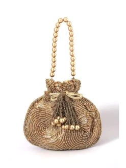 A Clutch Story Antique Gold Matka Potli