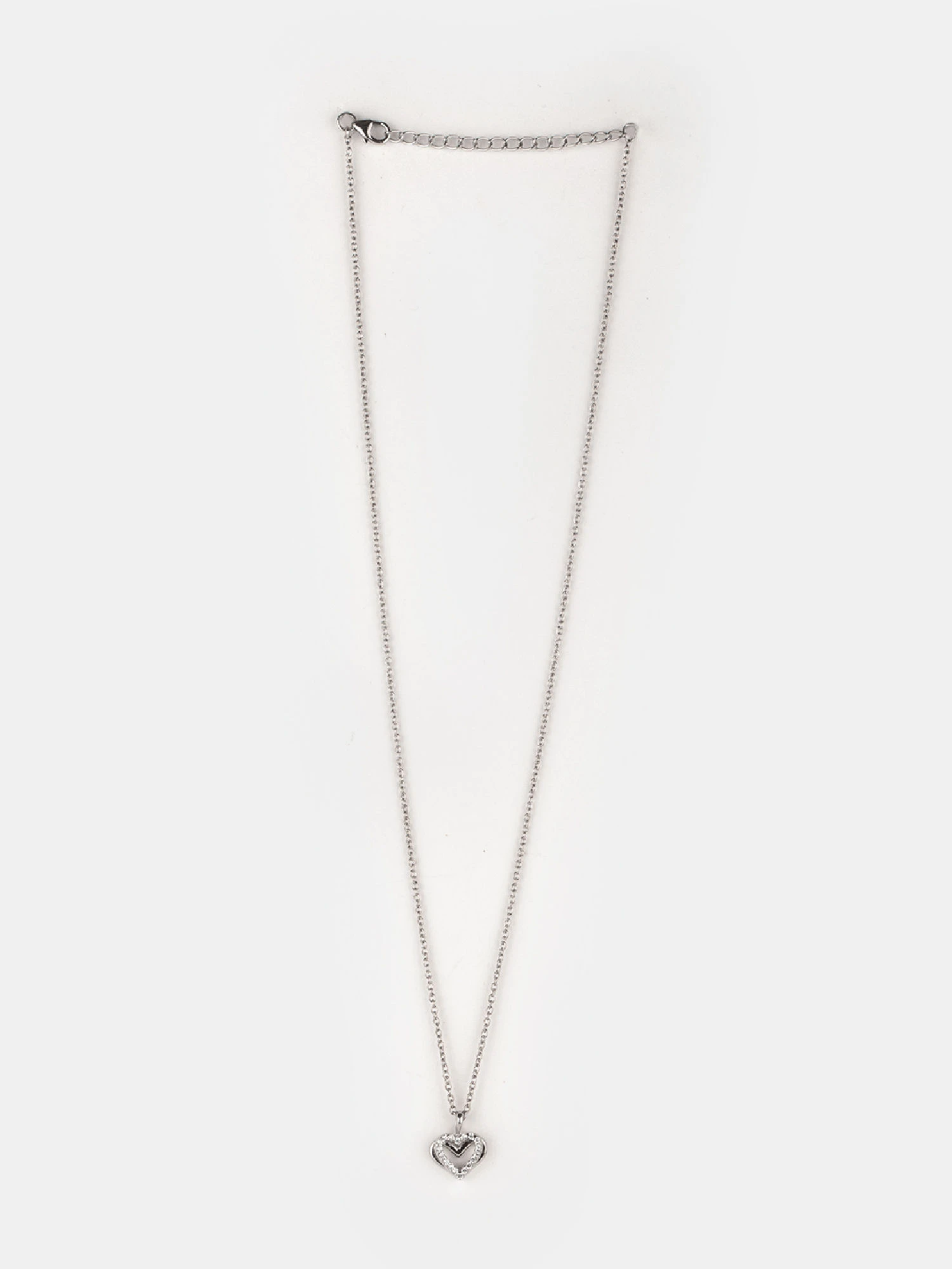 Shaya By CaratLane Stereo Hearts Pendant Necklace In 925 Silver 6 Shaya By CaratLane Stereo Hearts Pendant Necklace In 925 Silver – Bild 4