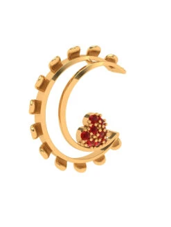PC CHANDRA JEWELLERS 22KT(916) BIS Hallmark Semi Lunar Gold Pendant For Any Occasion -Gemischtwarenladen Für Damenmode d83ca4d22KDIJVTR628 2