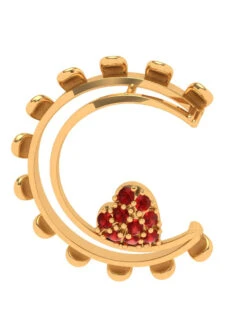 PC CHANDRA JEWELLERS 22KT(916) BIS Hallmark Semi Lunar Gold Pendant For Any Occasion -Gemischtwarenladen Für Damenmode d83ca4d22KDIJVTR628 3