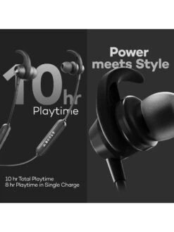 Boult Audio Black ProBass X1-WL Neckband In-Ear Wireless Earphones With Latest Bluetooth 5.0