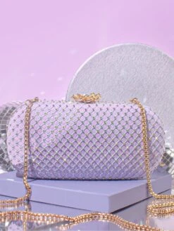 AMYRA Unicorn Capsule Clutch Bag Lilac