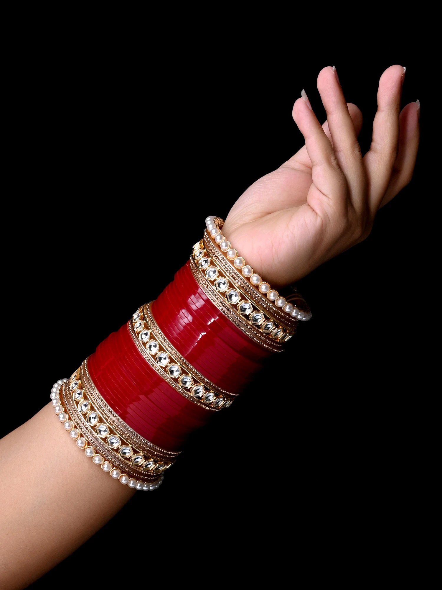 AG'S Estaa Kundan Bridal Chura 3 AG'S Estaa Kundan Bridal Chura