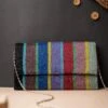 NR By Nidhi Rathi Multi-Color Embellished Envelope Clutch -Gemischtwarenladen Für Damenmode e192772CFW235BEAD MUL 1