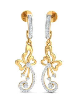 KuberBox 14K Hamisi Drop Earrings For Women And Girls