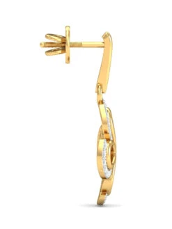 KuberBox 14K Florolla Drop Earrings For Women And Girls -Gemischtwarenladen Für Damenmode e2504 14k 3 62609b32