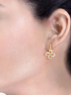 KuberBox 14K Florolla Drop Earrings For Women And Girls -Gemischtwarenladen Für Damenmode e2504 14k 5 e1b46556