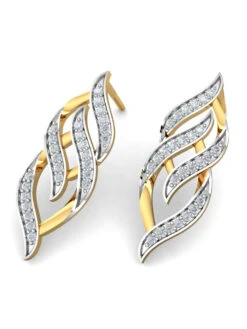 KuberBox 14K Aysel Earrings For Women And Girls -Gemischtwarenladen Für Damenmode e2548 14k 4 0426218a
