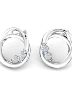 KuberBox 14K Anat Round Stud Earrings For Women And Girls -Gemischtwarenladen Für Damenmode e2585 14k 4 2fe7d930