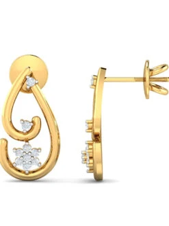 KuberBox 14K Adebowale Stud Earrings For Women And Girls -Gemischtwarenladen Für Damenmode e2697 14k 2 4865f559