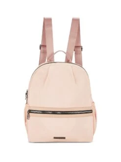 Caprese Blythe Nylon Backpack Med Soft Peach