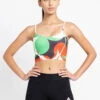 Adidas Mmk Yoga Bra Printed Orange Training Bra