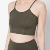 BODD ACTIVE Olive Basic Crop Top -Gemischtwarenladen Für Damenmode e74c5a3BODDACTIVE BA142A OLIVE 1