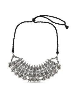 Fida Ethnic Silver Plated Floral Tribal Choker Necklace For Women (Set Of 2) -Gemischtwarenladen Für Damenmode e76bbd2OAW22FIJJS300 5