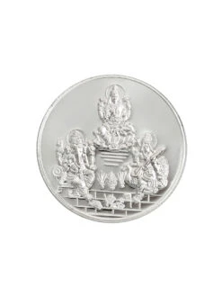 Bangalore Refinery 10 Gram 999 Purity Lakshmi-Ganesh-Saraswati Silver Coin