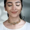 Suhani Pittie Gold Plated Dotted And Blue Acrylic Round Coins Choker -Gemischtwarenladen Für Damenmode ebb2834S6368 1