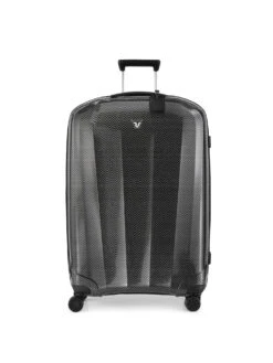 Roncato We Are Texture Platinum Polypropylene Material Hard Trolley