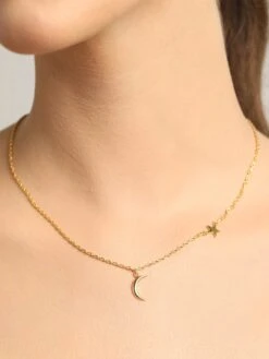 CLARA 925 Sterling Silver Gold Rhodium Plated Minimal Necklace Chain For Women And Girls -Gemischtwarenladen Für Damenmode fab0c47CSNKLC6 5