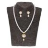 Sri Jagdamba Pearls Royal Pearl Necklace Set -Gemischtwarenladen Für Damenmode fed3457JDPS 02 1