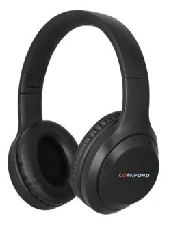 Lumiford Hd50 Wireless Over-Ear Headphones With Mic, FM Radio, Google/Siri Voice Assistance (Black)
