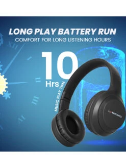 Lumiford Hd50 Wireless Over-Ear Headphones With Mic, FM Radio, Google/Siri Voice Assistance (Black) -Gemischtwarenladen Für Damenmode hd50black 7 f59c150d