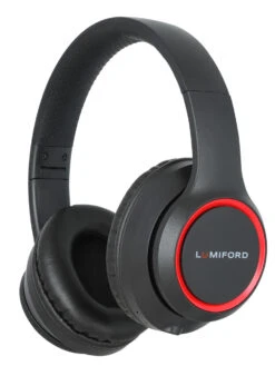 Lumiford Hd60 Over-Ear Wireless Headphones With Mic, Passive Noise Cancellation (Black)