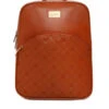 KLEIO Tan Medium PU Leather Stylish Quilted Backpack -Gemischtwarenladen Für Damenmode ho6001kl ta 1