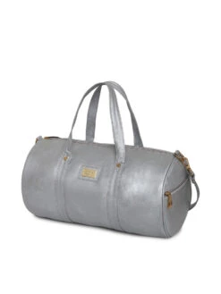 KLEIO Silver Unisex PU Leather Medium Luggage And Travel Bag -Gemischtwarenladen Für Damenmode ho7003kl ag 4