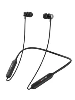 Lumiford Xploriahd Xp70 In-Ear Bluetooth Earphones With Mic, Smart Magnetic Control (Black)