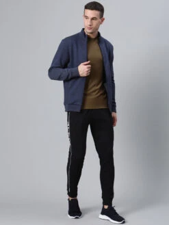 Alcis Navy Blue Solid Lightweight Sporty Jacket -Gemischtwarenladen Für Damenmode maa20e902409 5 a2d51e35