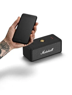 Marshall Emberton 20 Watt Wireless Bluetooth Portable Speaker Black -Gemischtwarenladen Für Damenmode ms embrn blk 6 668f2c89