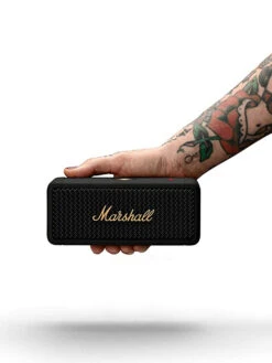 Marshall Emberton 20 Watt Wireless Bluetooth Portable Speaker Black & Brass -Gemischtwarenladen Für Damenmode ms embrn blkbr 4 921e5216