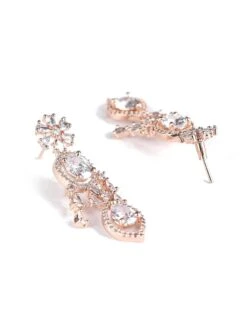 Priyaasi American Diamond Cubic Zirconia Rose Gold Plated Jewellery Set -Gemischtwarenladen Für Damenmode nl pr 10624 5 c8096e65