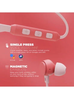Boat 103 Wireless N Neckband With BT V5.0, IPX4 & Up To 15H Playback (Mint Pink) -Gemischtwarenladen Für Damenmode nyfboat000129 5 54d98576