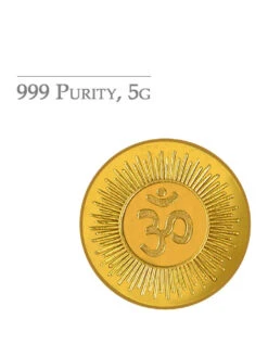 OM Gold 5 Gram 24KT (999) Gold Coin By OM Gold