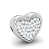 Praavy 925 Sterling Silver Heart Of Diamonds Bead (P19C0314) -Gemischtwarenladen Für Damenmode p19c0314wna 1 0905ea1e
