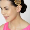 Priyaasi Gold Plated Handcrafted Stone Studded Passa -Gemischtwarenladen Für Damenmode pas pr 10006 1