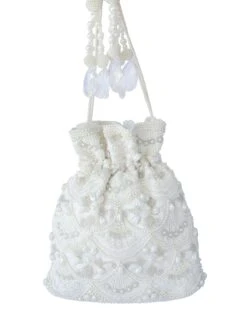 Adora By Ankita Cream Sirena Bucket Bag