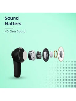 Pebble Arc TWS Earbuds With Bluetooth 5.0, Immersive Audio, Up To 15H Total Playback,Voice Assistant -Gemischtwarenladen Für Damenmode pebble 8906086572306 4 364d3c90