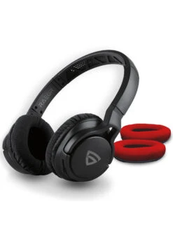 Raegr AirBeats 500 Wireless Headphones Bluetooth 5.0/3.5mm Aux-in Connectivity Headphones-Black/Red