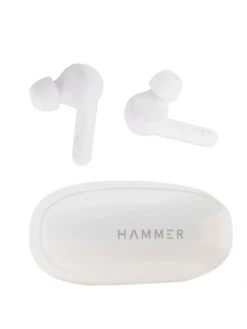 HAMMER Solo 3.0 Bluetooth Truly Wireless Earbuds With Mic (White)