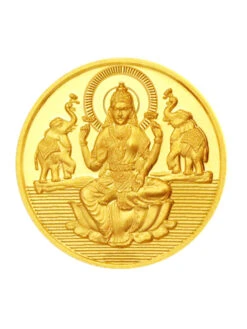 Sri Jagdamba Pearls 0.5 Gram 24Kt (999) Lakshmi Gold Coin