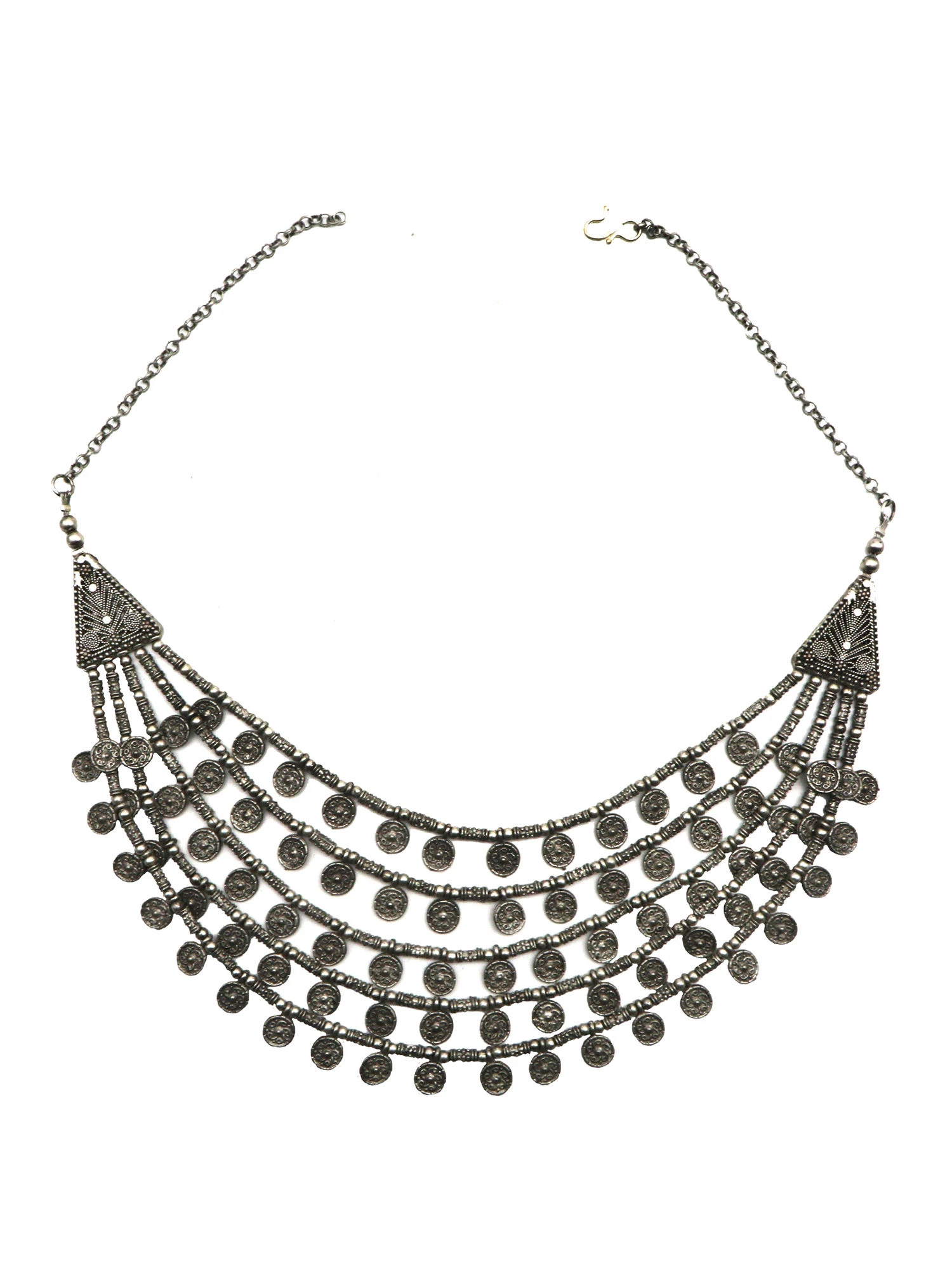 Teejh By Joker And Witch Silver Brass Necklace 5 Teejh By Joker And Witch Silver Brass Necklace – Bild 3