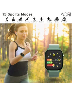 AQFiT W11 Smartwatch IP68 Waterproof, 1.4 Inch (3.63 Cm) Screen Display, Upto 10 Days Battery Life (Olive Green) 13 AQFiT W11 Smartwatch IP68 Waterproof, 1.4 Inch (3.63 Cm) Screen Display, Upto 10 Days Battery Life (Olive Green) -Gemischtwarenladen Für Damenmode w11 ogreen 6 b3174c6a